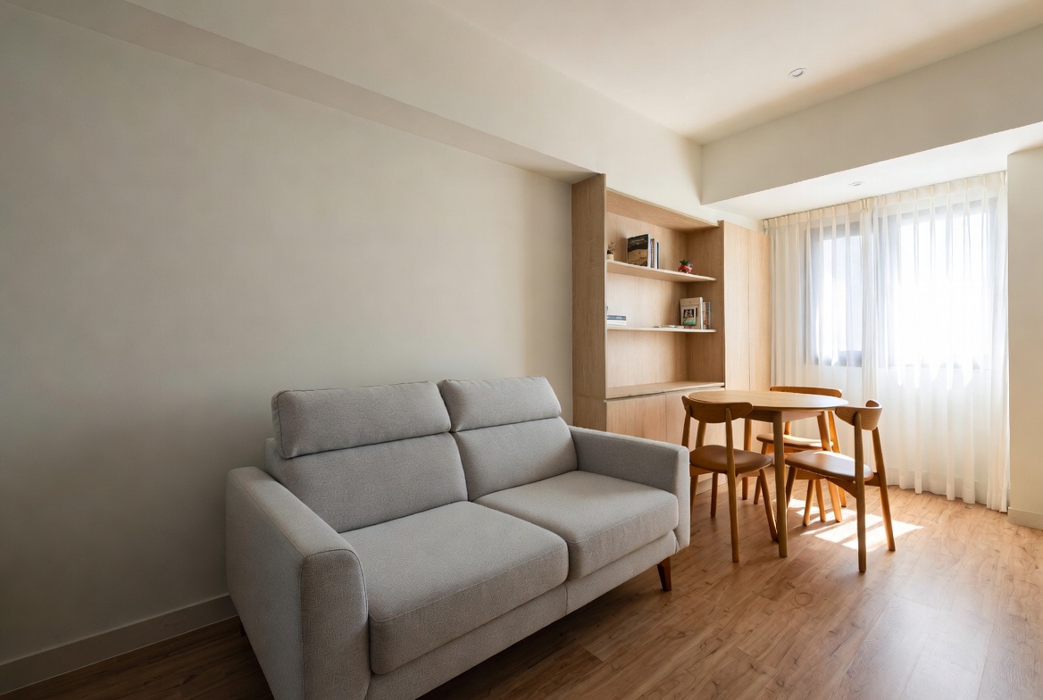 Living room renovation in Punggol HDB
